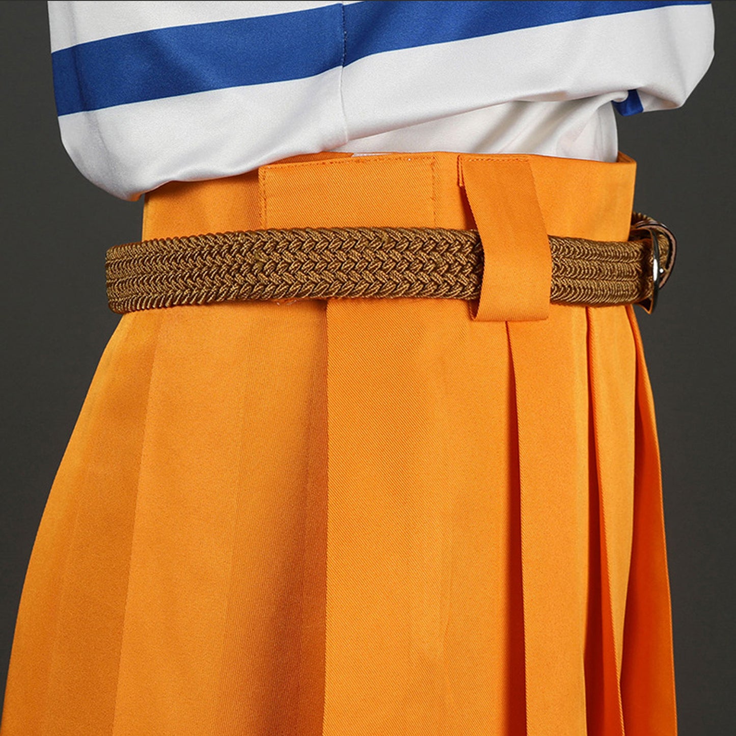 One-pieces Nami Cosplay Costume Live Action Nami Halloween Costume Japanese Anime Cosplay Outfits Striped Skirt Set with Belt