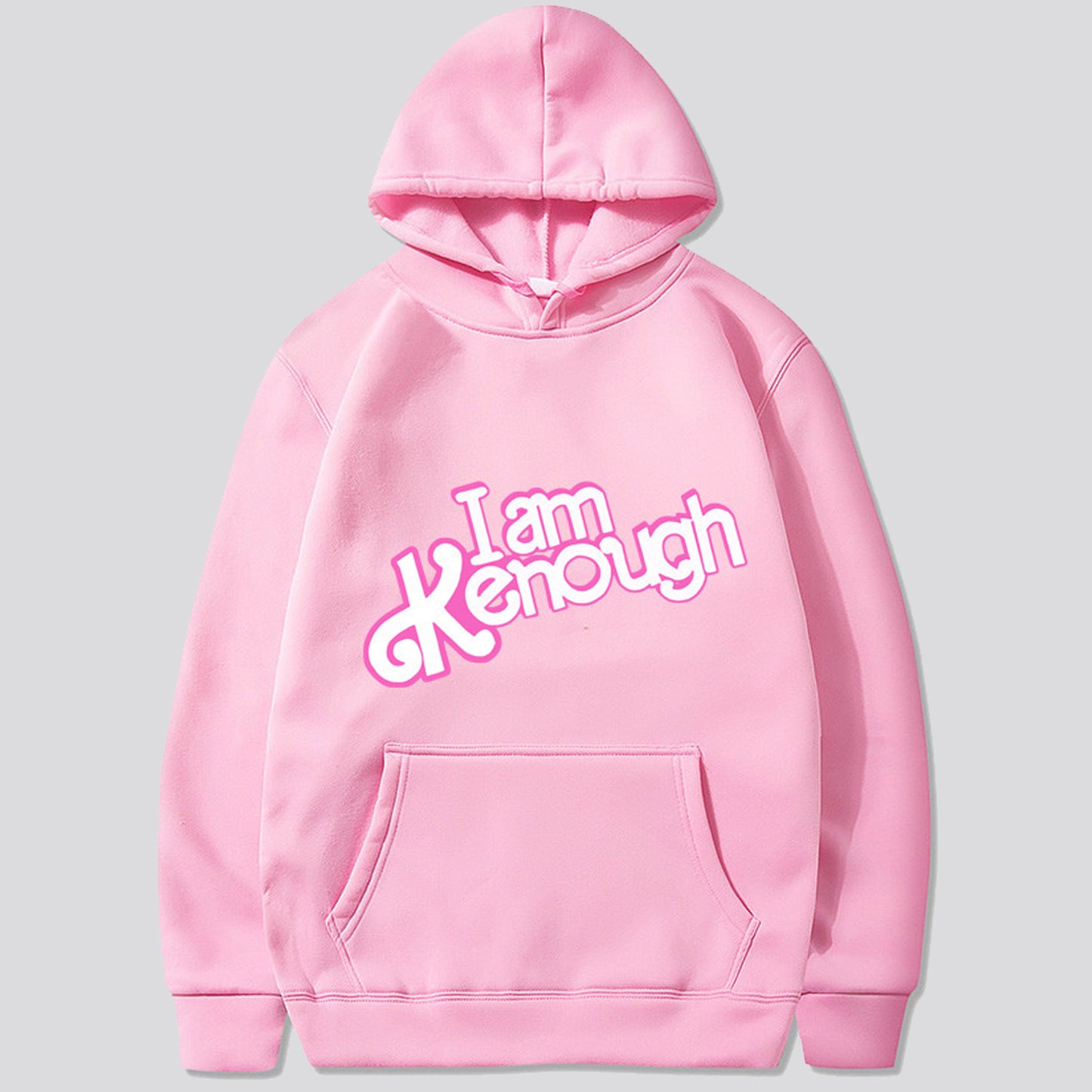 I Am Kenough Hoodie for Women Barbiecore Movie Kenough Hooded Sweatshirt