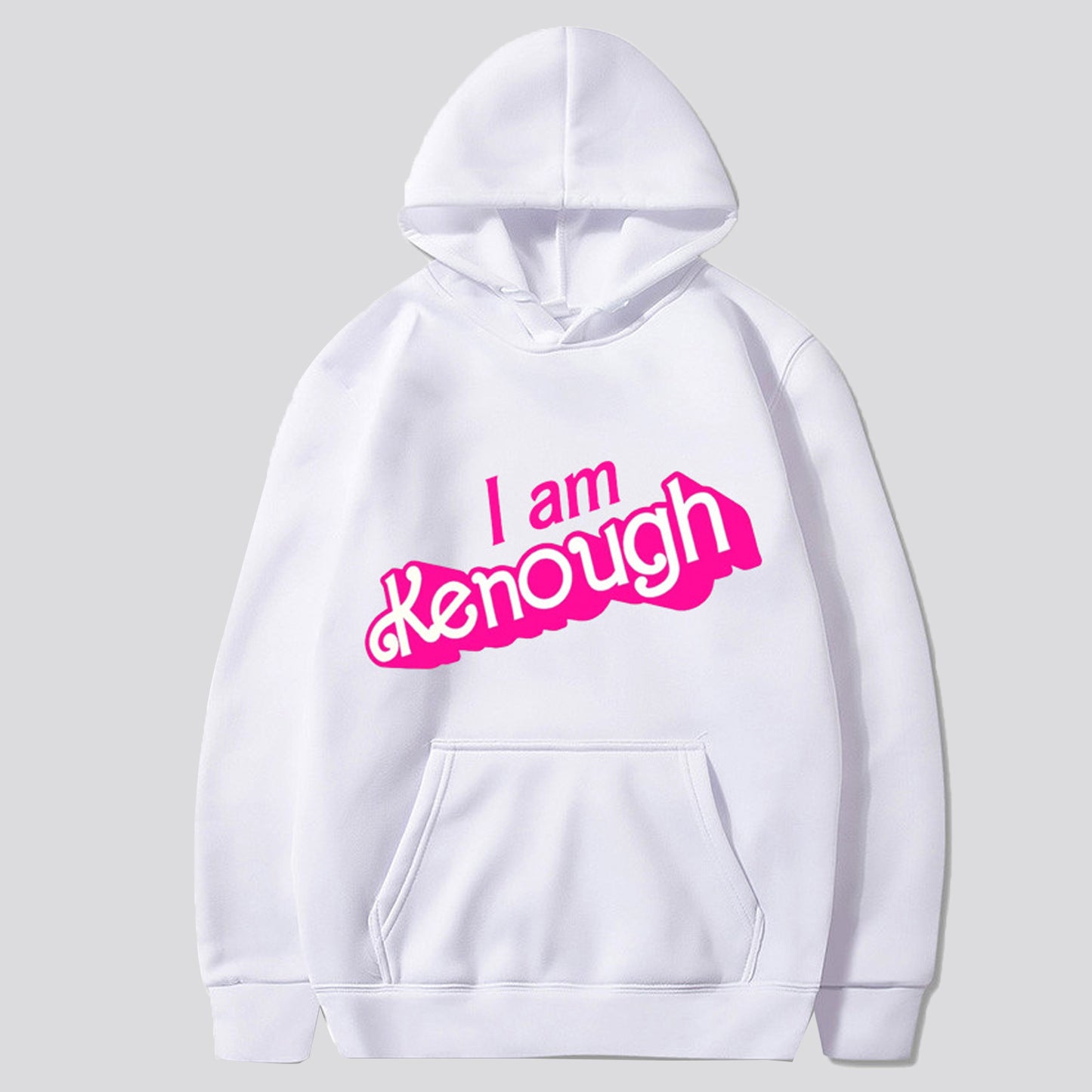 I Am Kenough Hoodie for Women Barbiecore Movie Kenough Hooded Sweatshirt