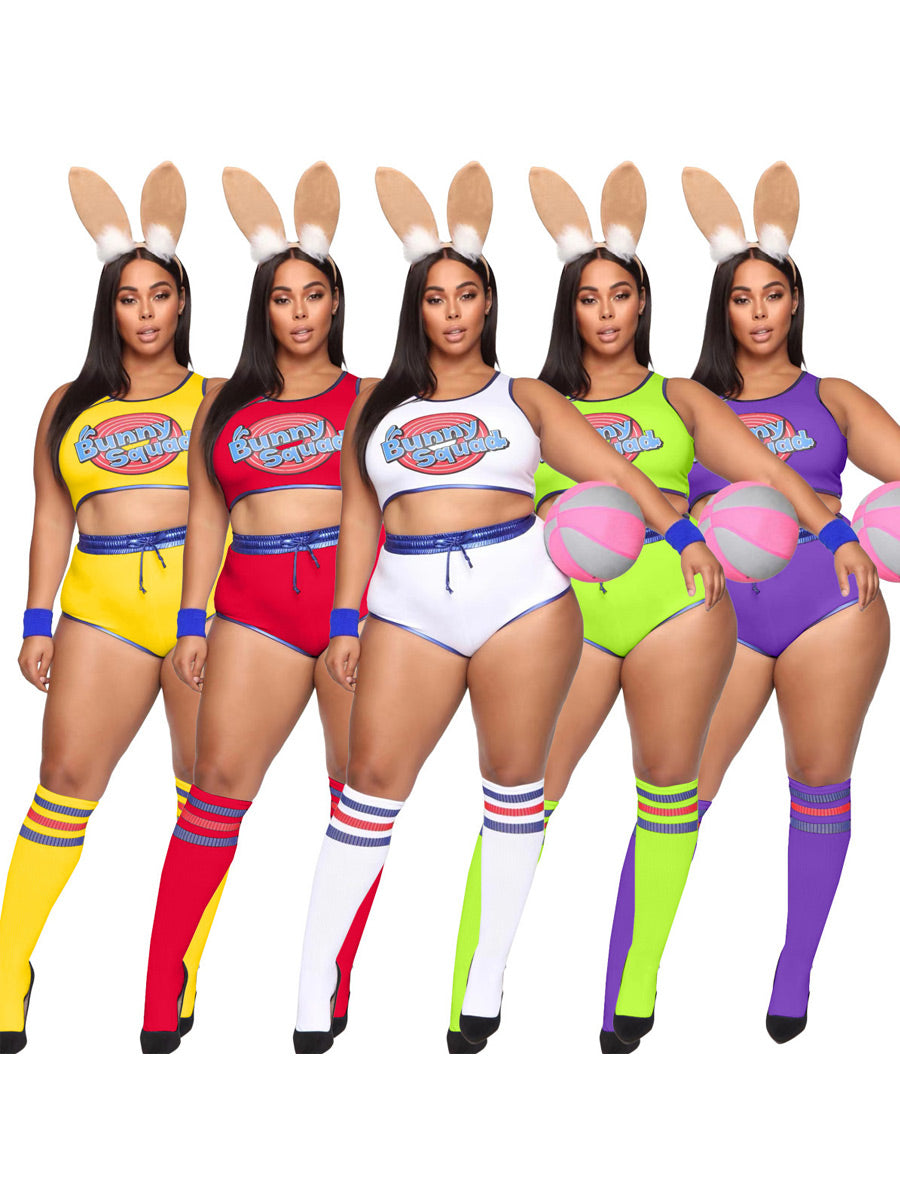 Yomorio Bunny Girl Cheerleader Costume - Adorable & Playful Sports Set