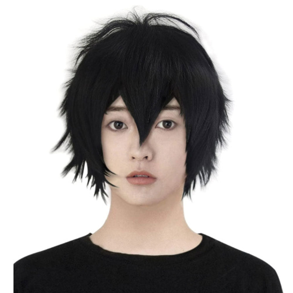 Japanese Anime Cosplay Outfit Red Vest Blue Shorts Live Action Outfits for Men