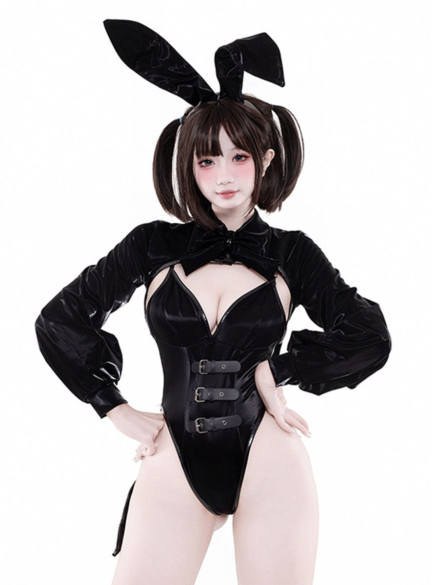 Latex Tuxedo Style Bunny Costume  YOMORIO