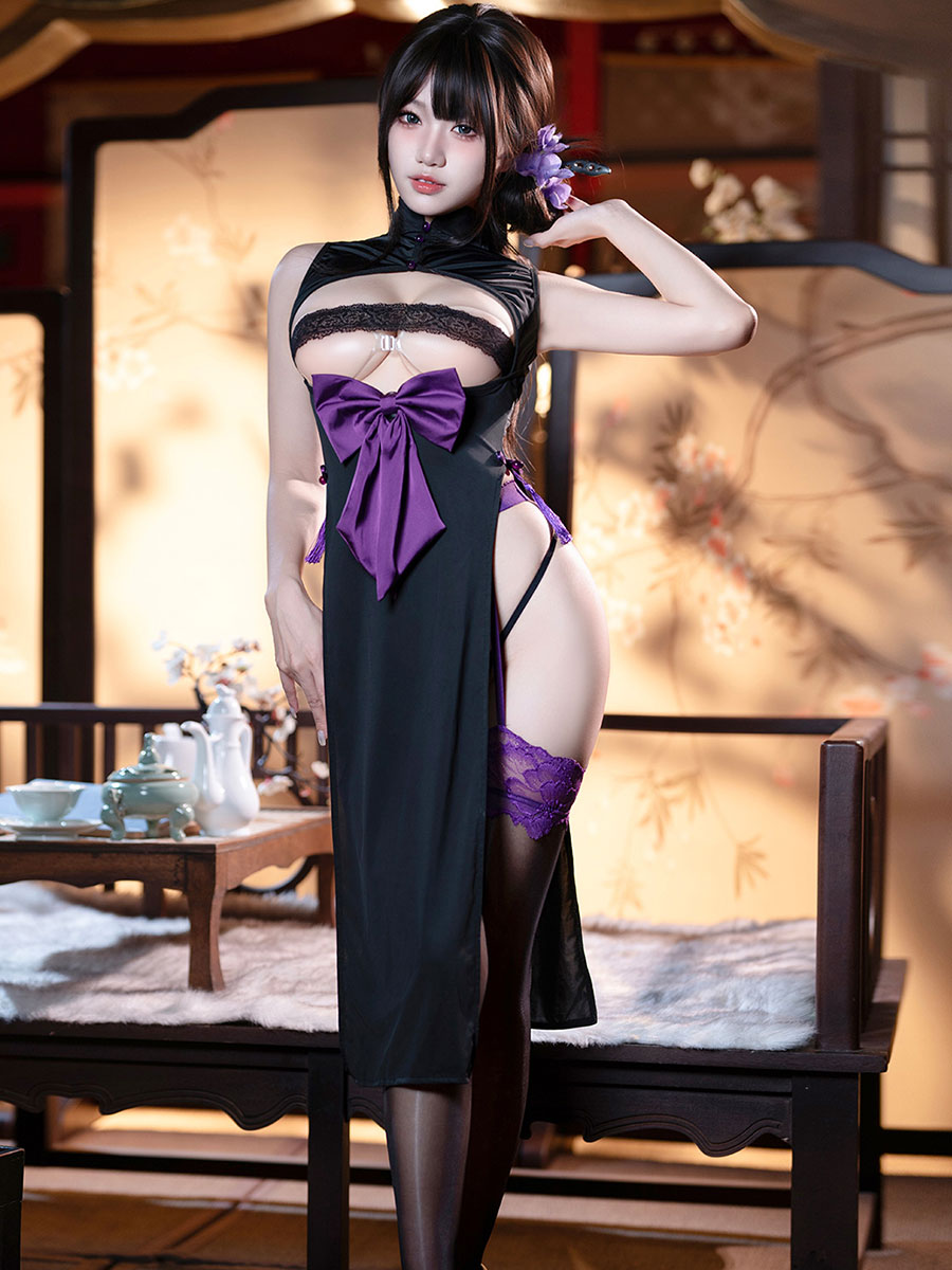 Seductive Cutout Cheongsam Dress YOMORIO Seductive Cutout Cheongsam Dress YOMORIO