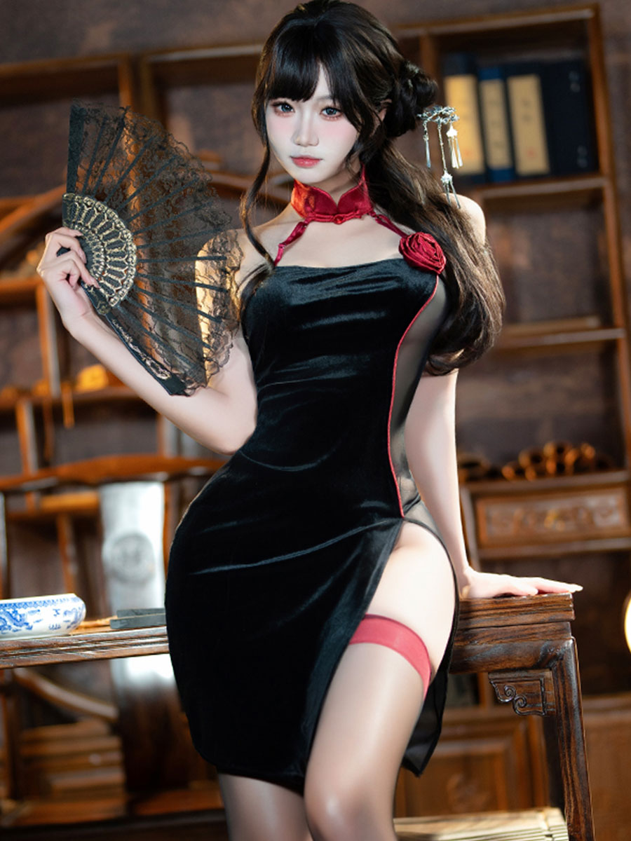 Red Rose Cheongsam Dress – YOMORIO
