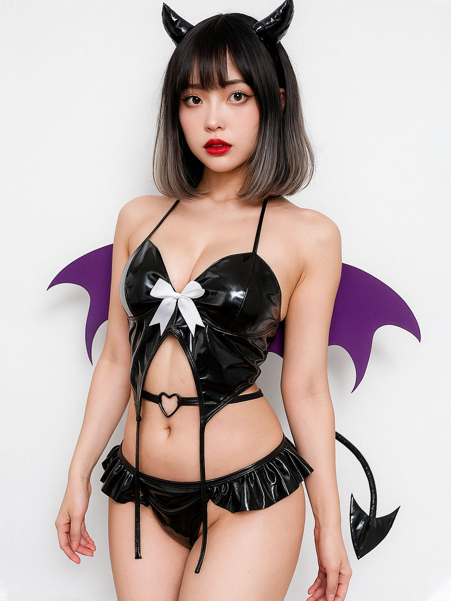 Sexy Devil Costume w/ Bat Wings YOMORIO Sexy Devil Costume w/ Bat Wings YOMORIO