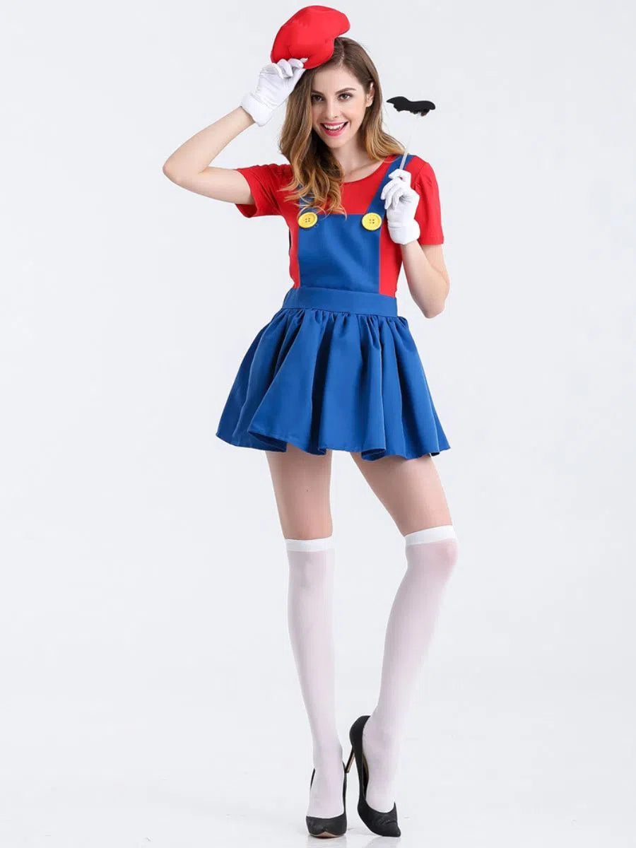 Game Plumber Fancy Dress Costume