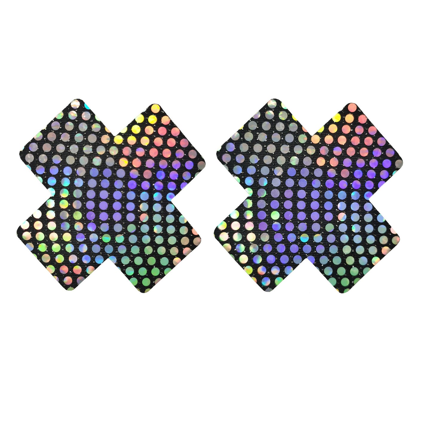 Yomorio 3 Pack Black Reflective Pasties Polka Dot Nippe Covers Pasties