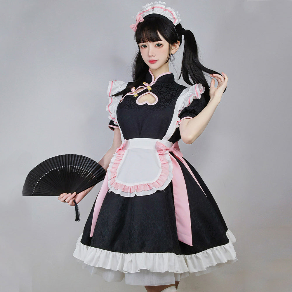How To Make A Japanese Maid Costume Anime French Maid Outfit Lolita Cosplay Dress Chinese Traditional Cheo