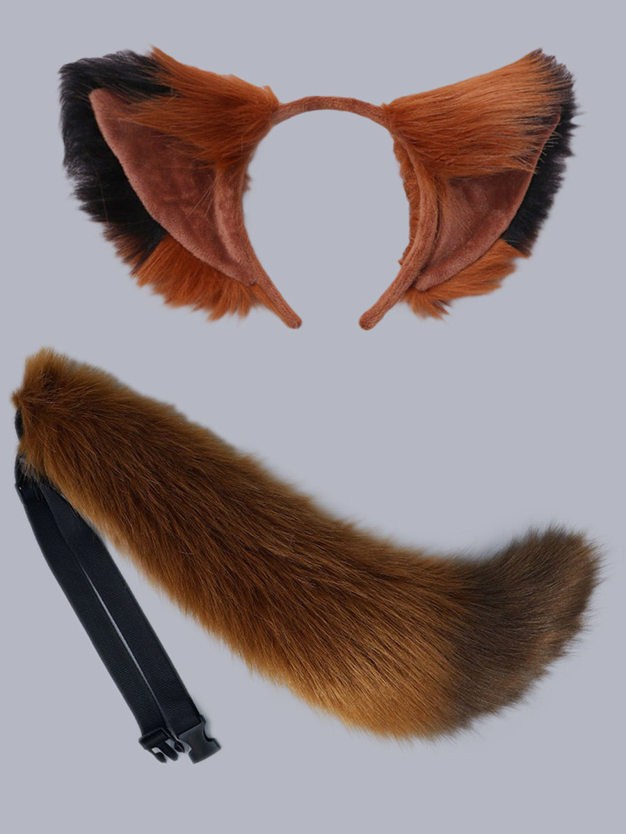 Faux Fur Tail and Headpiece Accessories