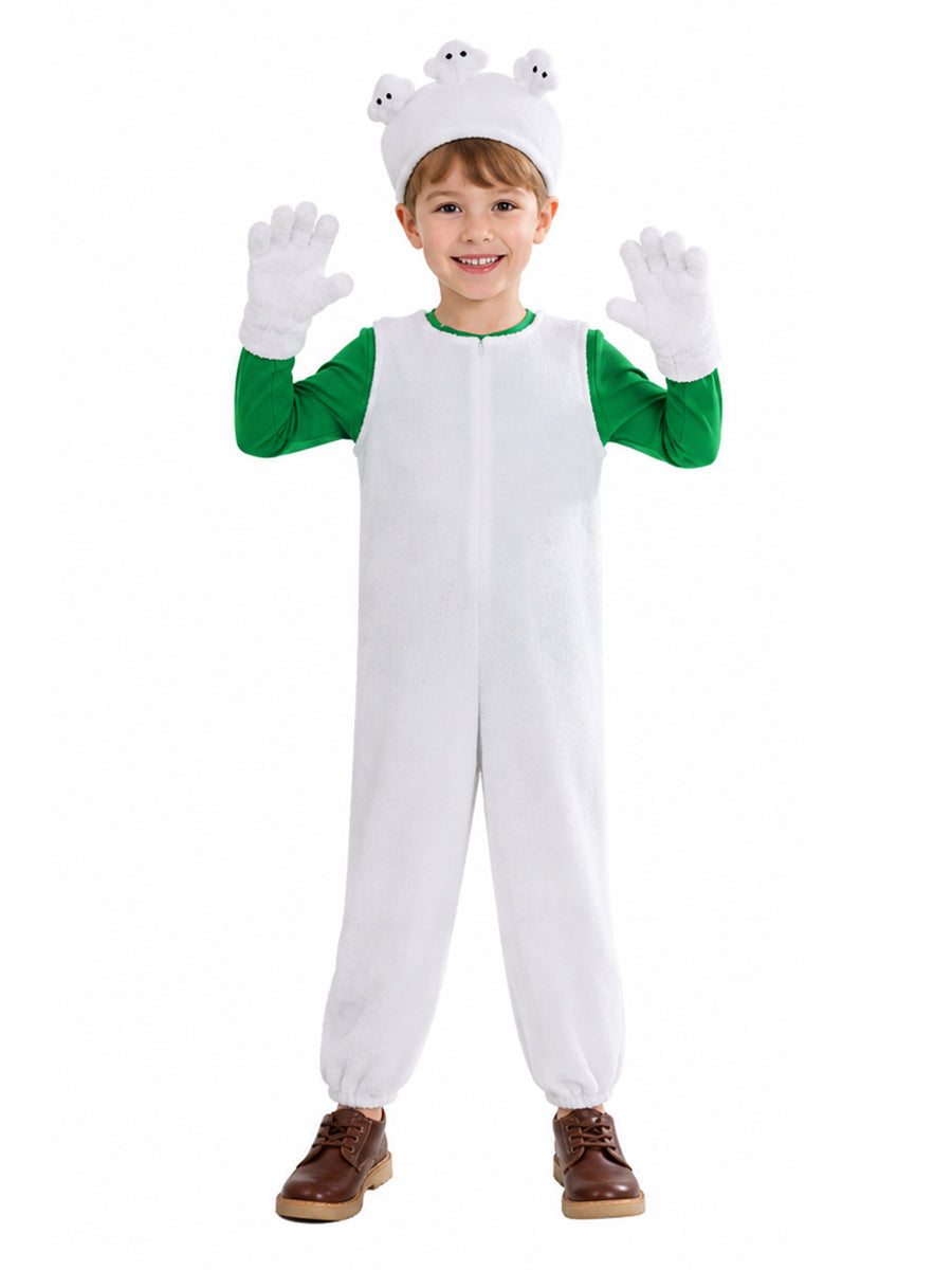 Kids Plush Green Plumber Costume