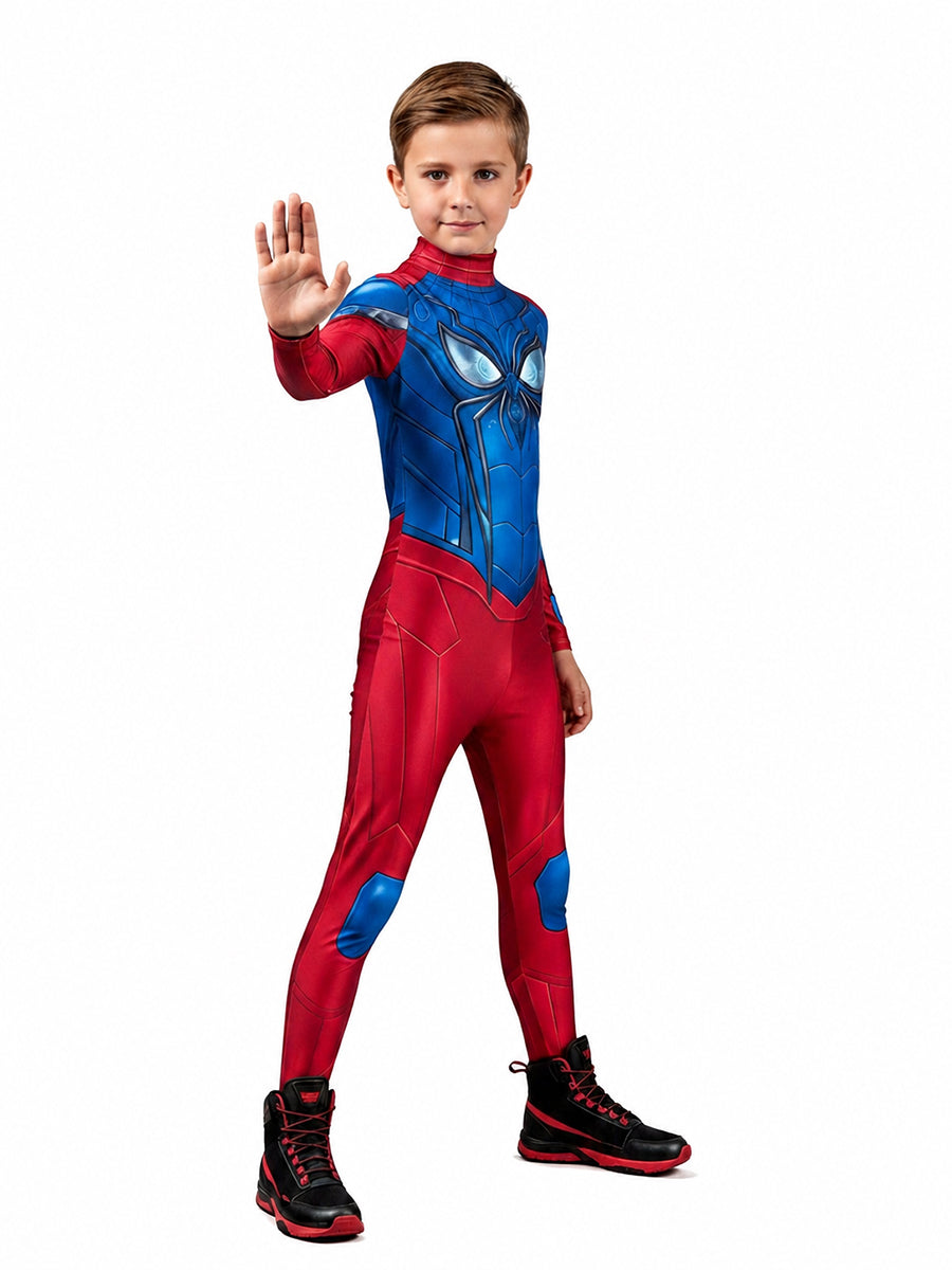 Spider Man Costume for Kids and Adults 3D Printed Superhero Full Body Jumpsuit