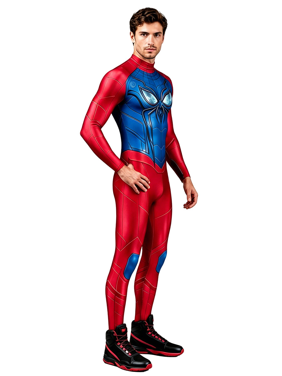 Spider Man Costume for Kids and Adults 3D Printed Superhero Full Body Jumpsuit