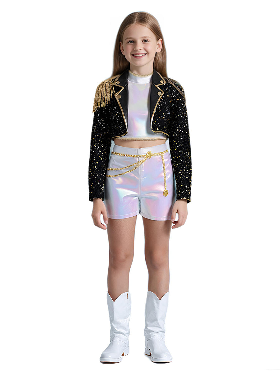 Korean Idol Inspired Sequins Costume
