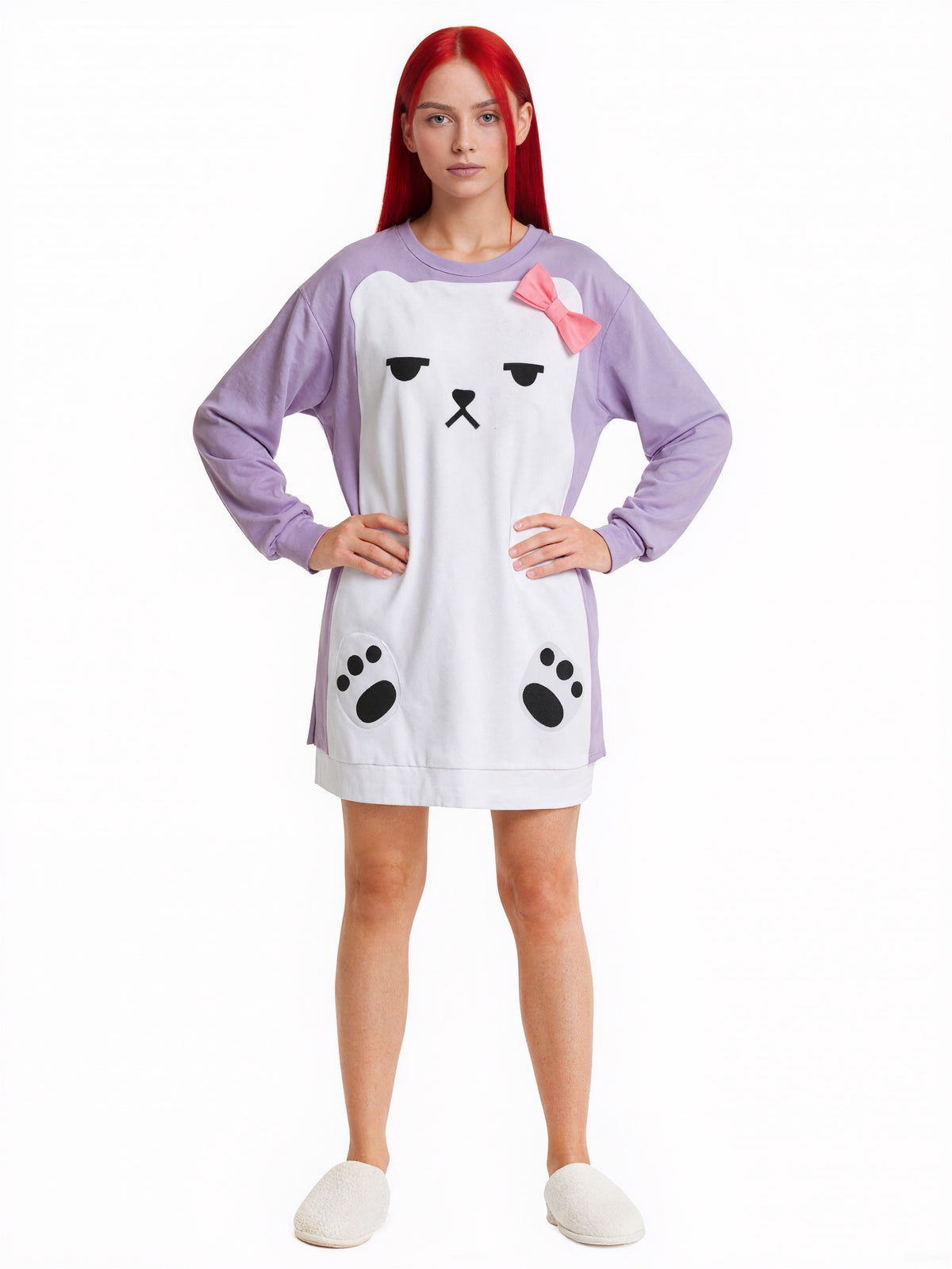 Kawaii Purple Bear Pajamas