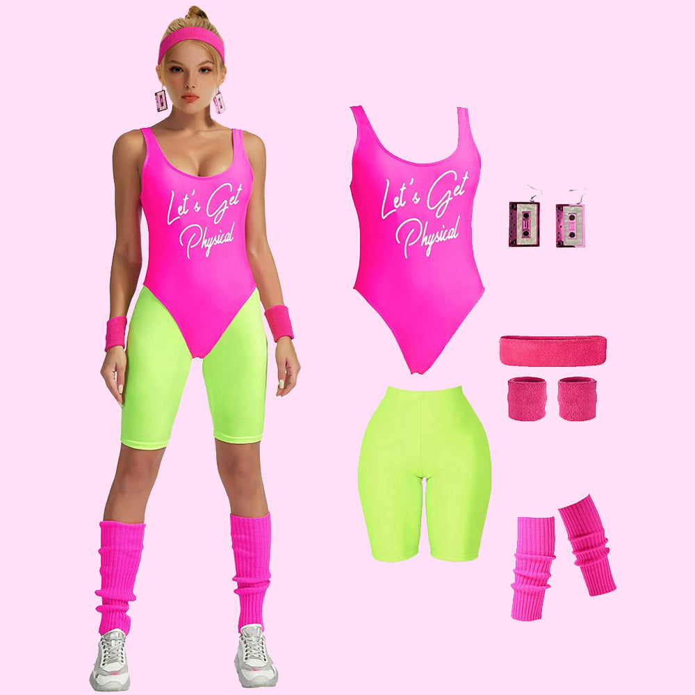 80s Work Out Aerobics Video Lady Adult Costume