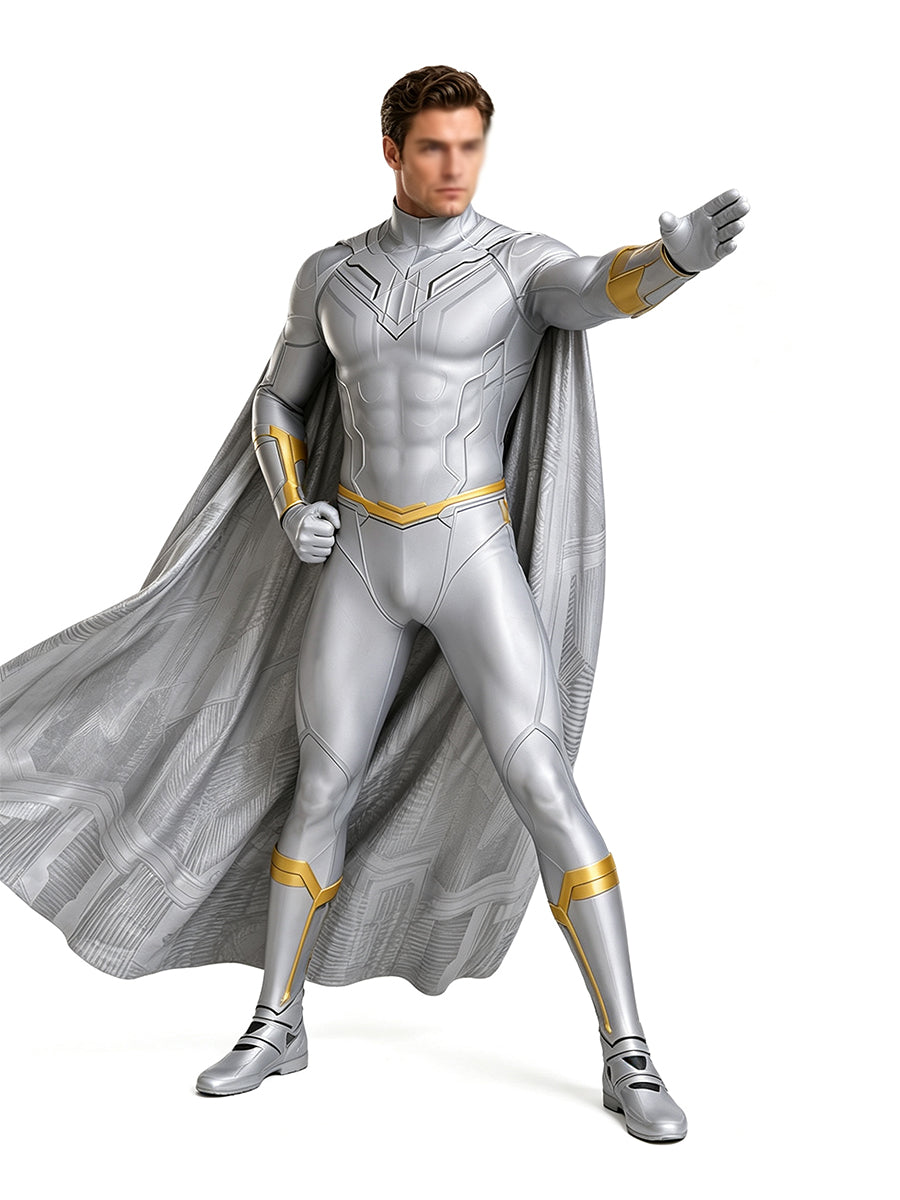 Men's Vision Jumpsuit Costume VisionQuest Android Superhero Cosplay Outfit