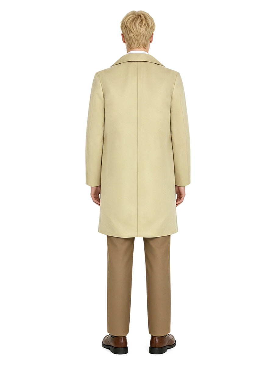 Good Omens Aziraphale Costume Heaven Angel Aziraphale Inspired Cream Overcoat and Tan Suit