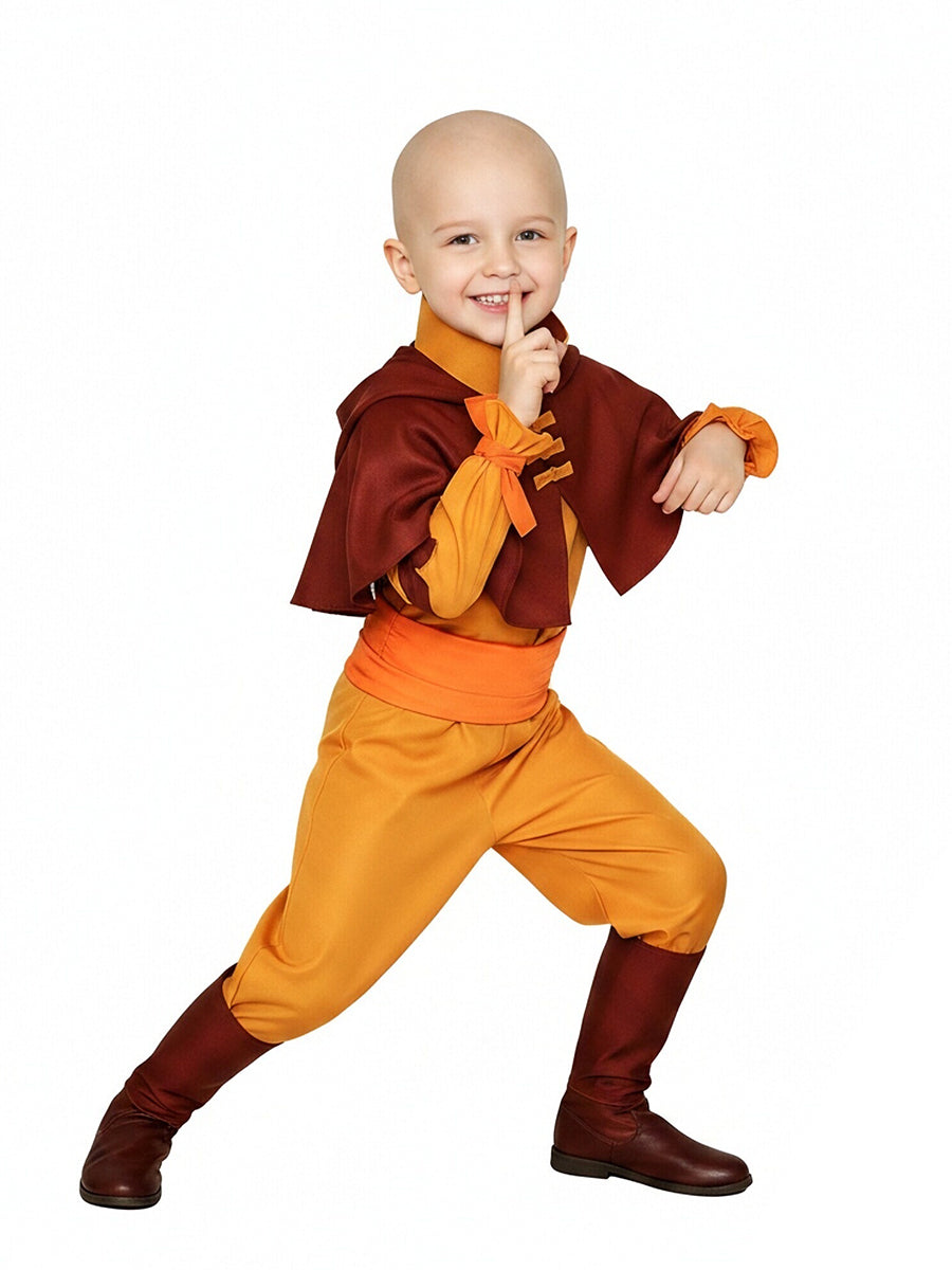 Aang for Kids and Adults Avatar Aang The Last Airbender Cosplay Outfit 