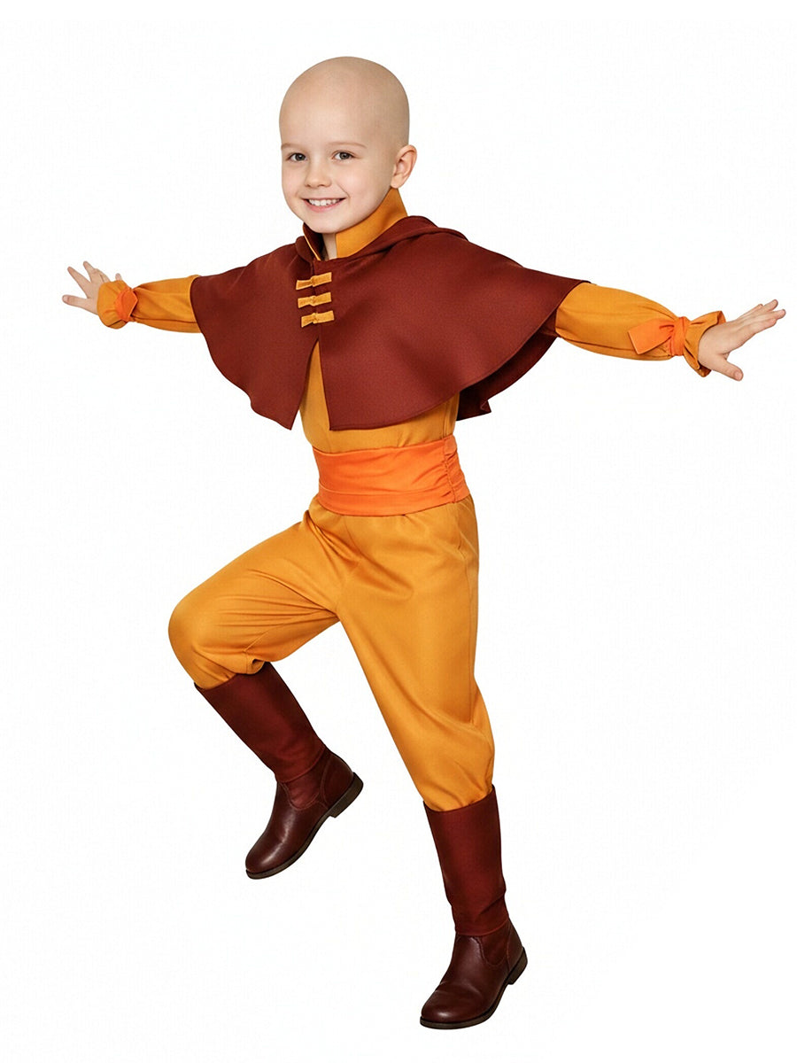 Aang for Kids and Adults Avatar Aang The Last Airbender Cosplay Outfit 