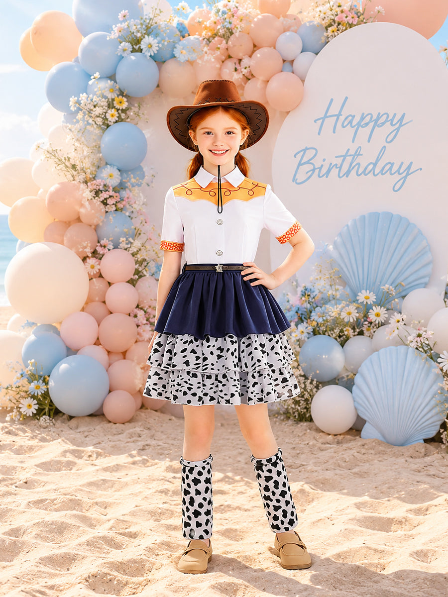 Toy Story 5 Jessie Costume Animated Cowgirl Cosplay Character Full Set Outfit 