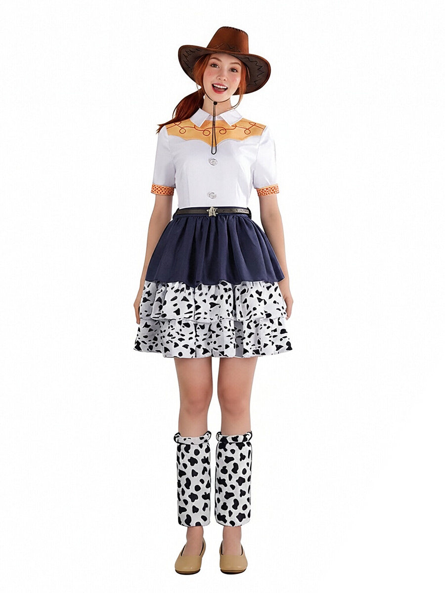 Toy Story 5 Jessie Costume Animated Cowgirl Cosplay Character Full Set Outfit 