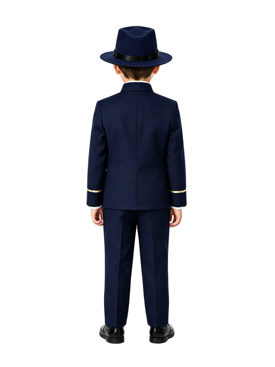 Minions & Monsters Police Officer Costume Animated Policeman Cosplay Outfit for Kids and Adults