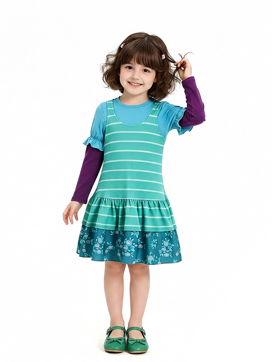 Toy Story 5 Bonnie Costume for Kids and Adult Animated Character Tiered Cosplay Dress