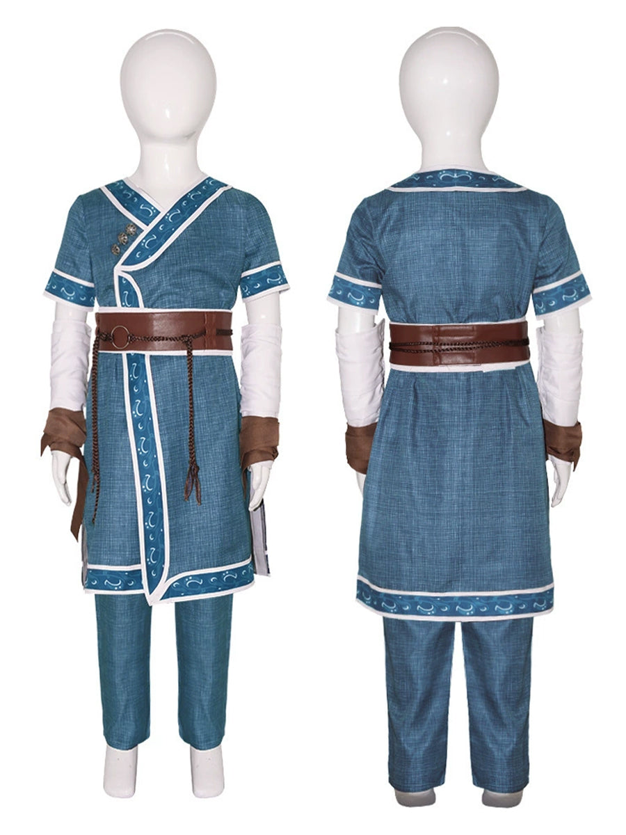 Katara Costume for Kids and Adults Avatar Water Tribe Waterbender Outfit