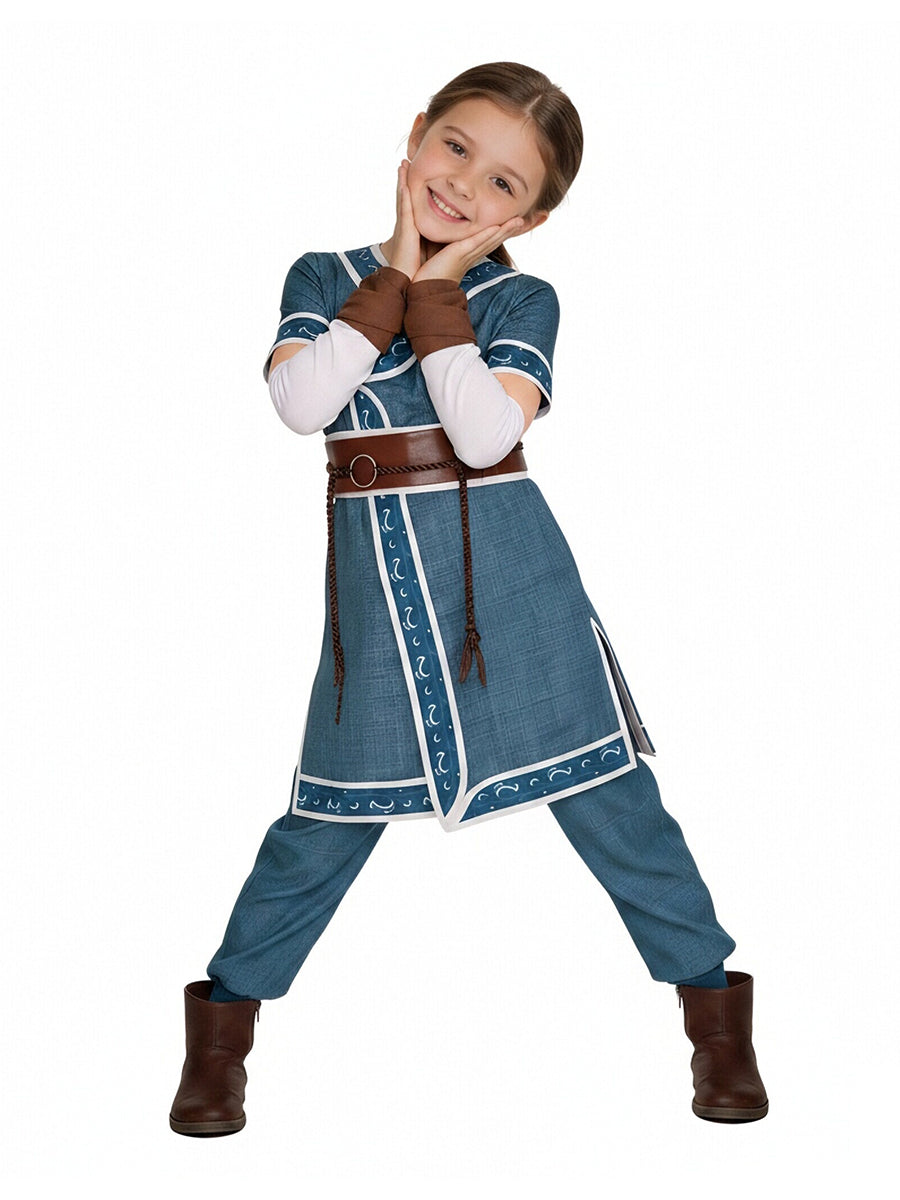 Katara Costume for Kids and Adults Avatar Water Tribe Waterbender Outfit