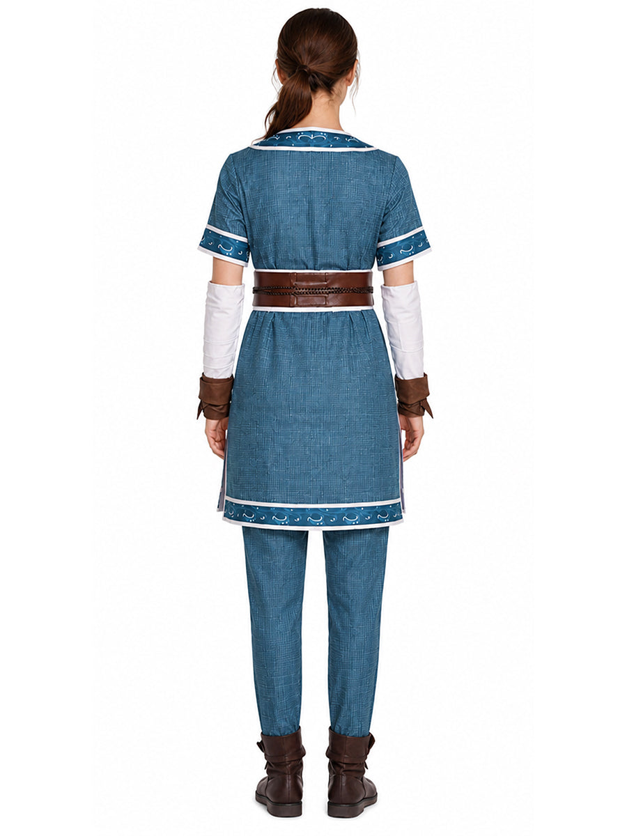 Katara Costume for Kids and Adults Avatar Water Tribe Waterbender Outfit