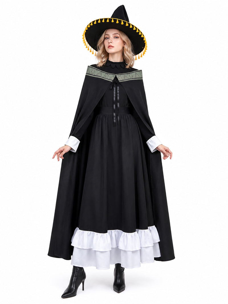 Witch Hat Atelier Coco Costume Anime Gothic Witch Cosplay Outfit