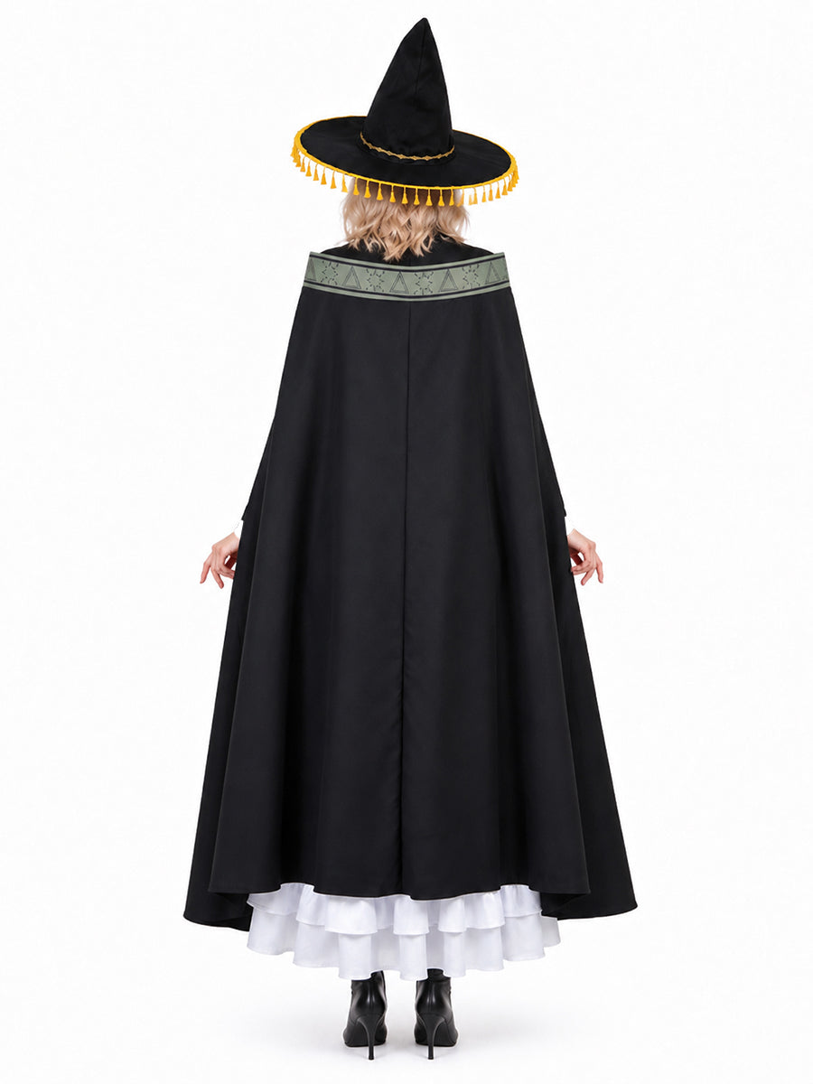 Witch Hat Atelier Coco Costume Anime Gothic Witch Cosplay Outfit