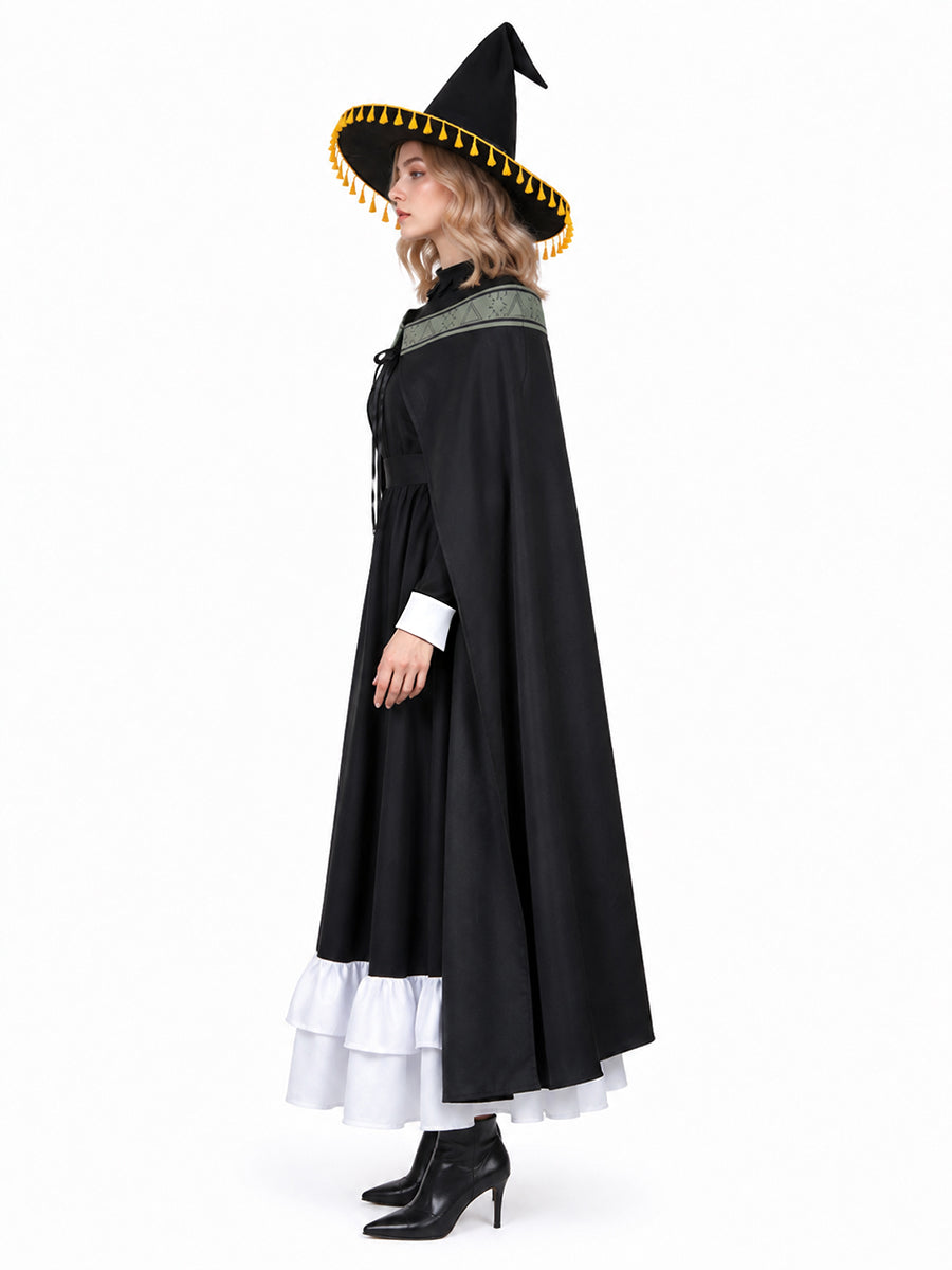 Witch Hat Atelier Coco Costume Anime Gothic Witch Cosplay Outfit