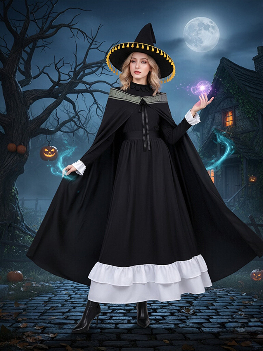 Witch Hat Atelier Coco Costume Anime Gothic Witch Cosplay Outfit