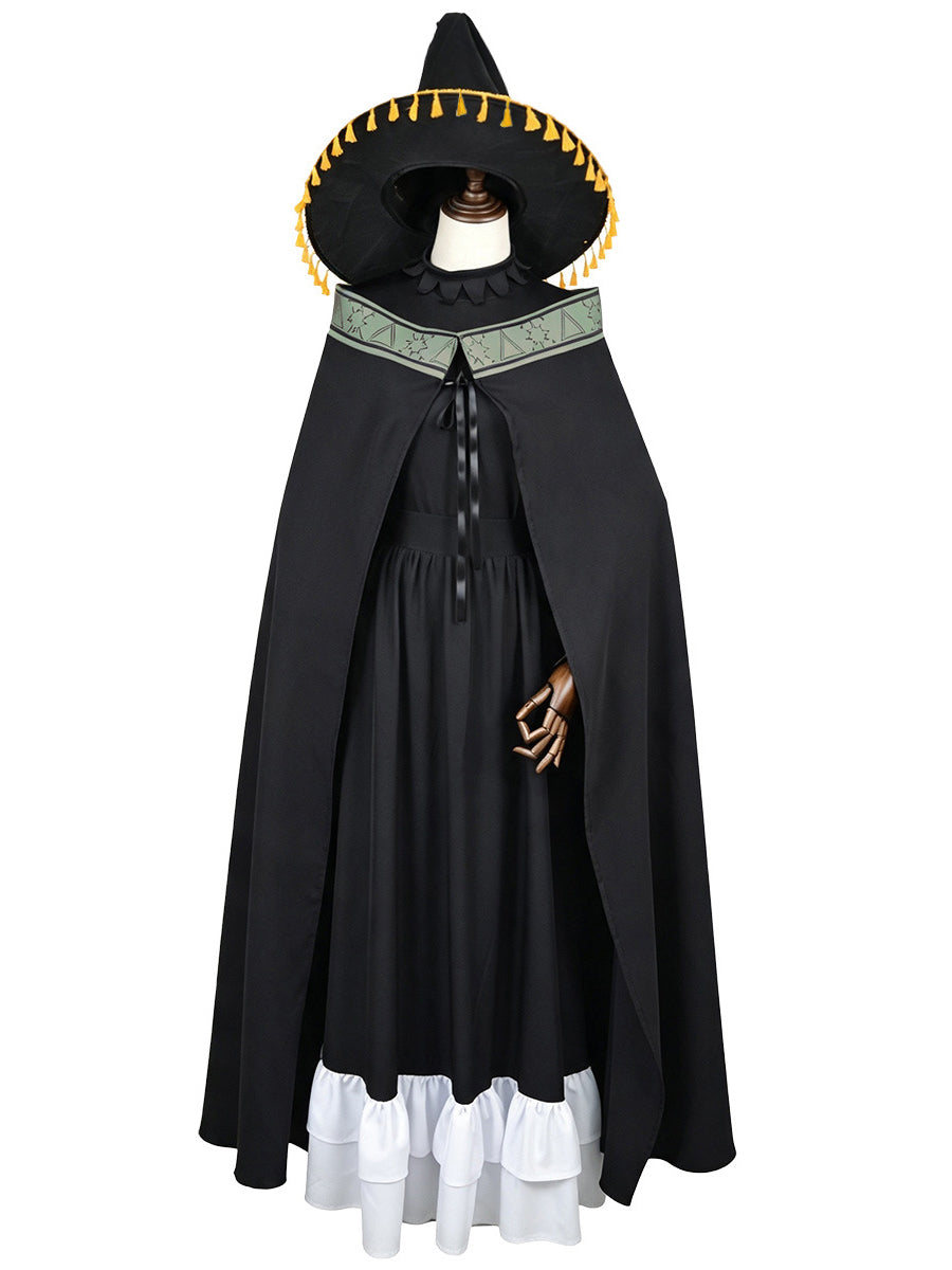 Witch Hat Atelier Coco Costume Anime Gothic Witch Cosplay Outfit