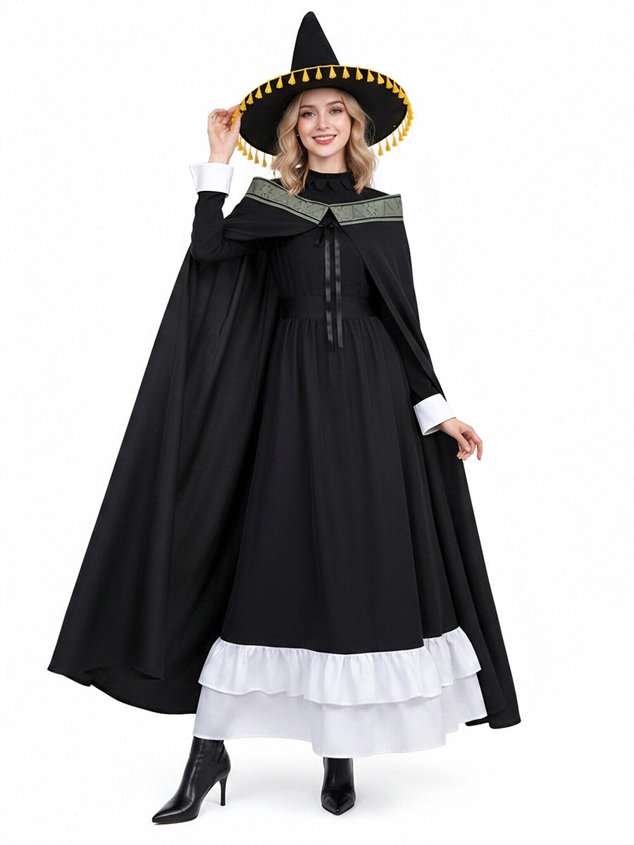 Witch Hat Atelier Coco Costume Anime Gothic Witch Cosplay Outfit