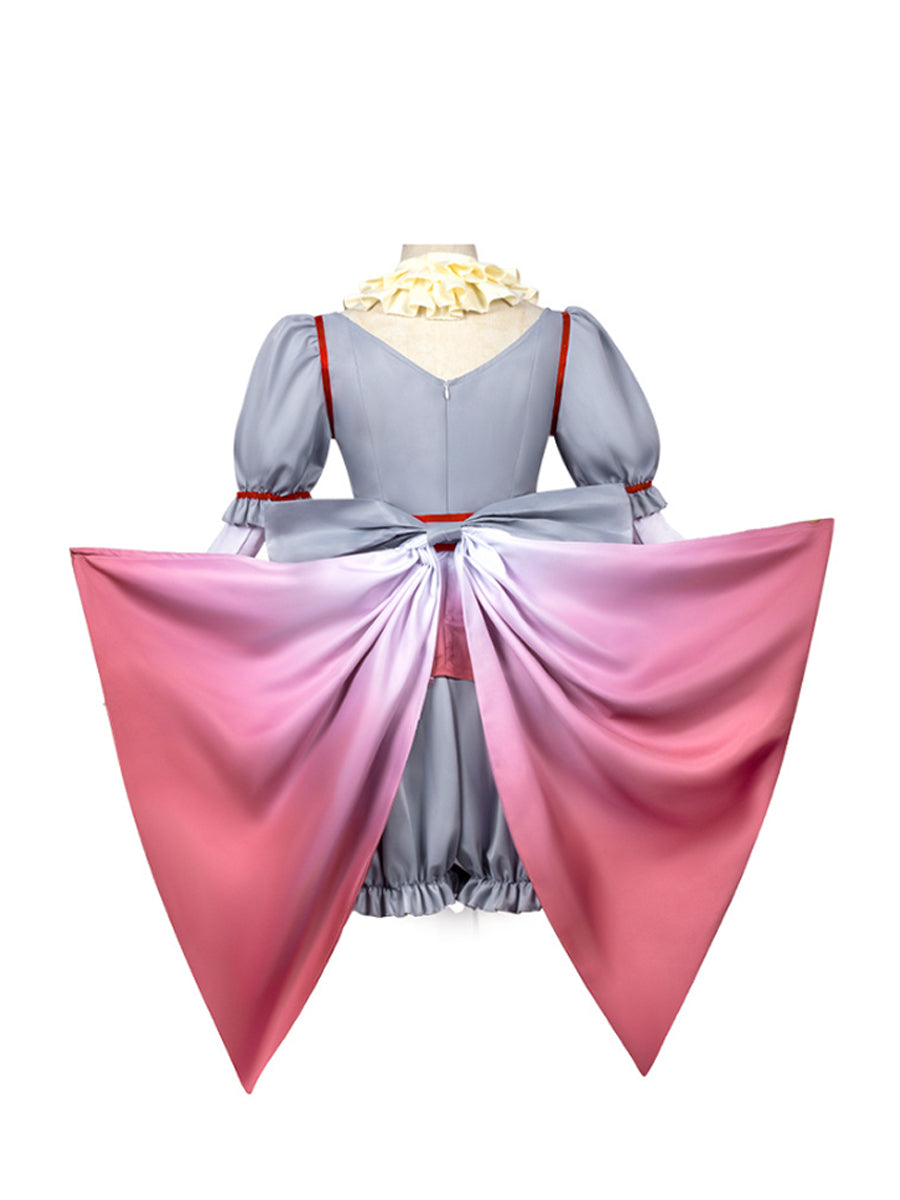 Inspired Terrifier Pennywise Costume Circus Clown Cosplay Outfit for Women 