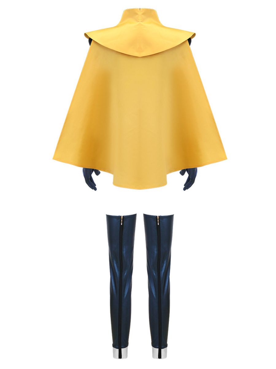 Dispatch Game Blonde Blazer Costume Superhero Mandy Cosplay Outfit for Women