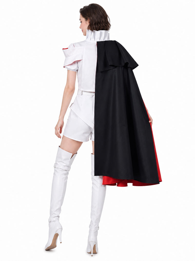 The Ribbon Hero Sapphire Costume Anime Princess Knight Cosplay Outfit 