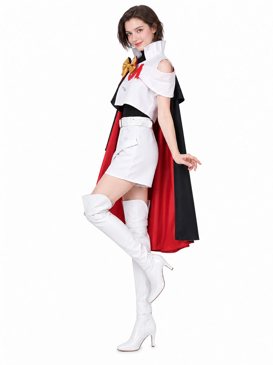 The Ribbon Hero Sapphire Costume Anime Princess Knight Cosplay Outfit 
