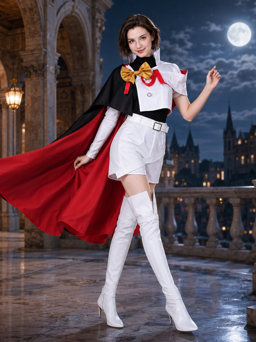 The Ribbon Hero Sapphire Costume Anime Princess Knight Cosplay Outfit 