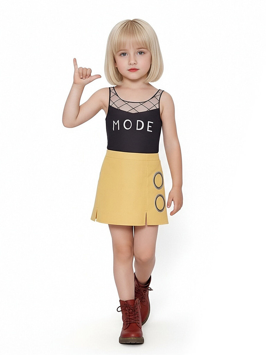 One Piece Live Action Season 2 Nami Costume Anime Straw Hat Pirate Girl Tank Top and Yellow Mini Skirt Outfit 