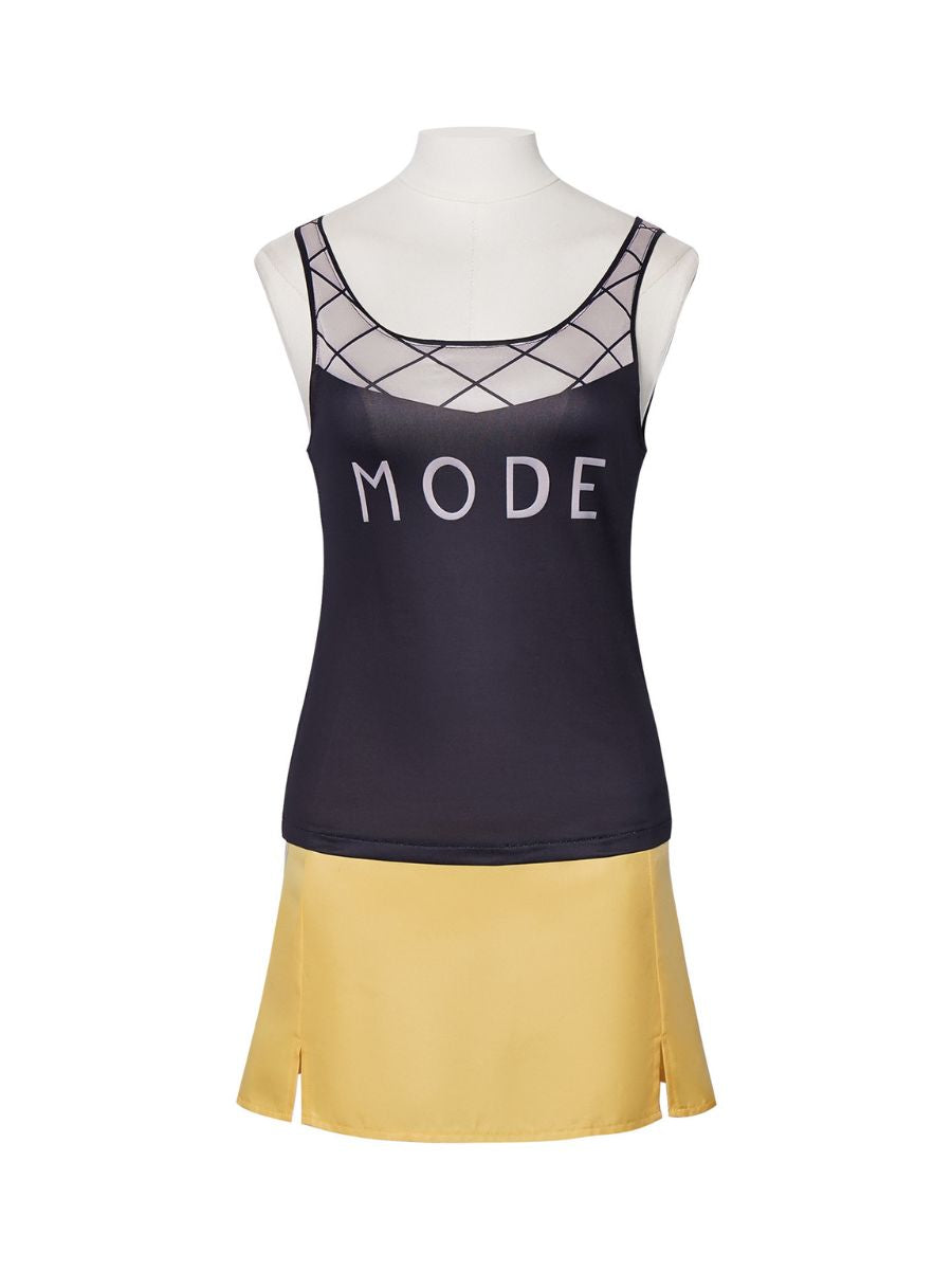 One Piece Live Action Season 2 Nami Costume Anime Straw Hat Pirate Girl Tank Top and Yellow Mini Skirt Outfit 