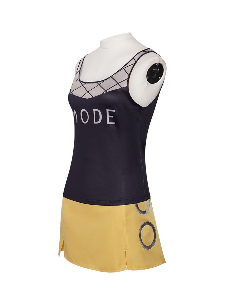 One Piece Live Action Season 2 Nami Costume Anime Straw Hat Pirate Girl Tank Top and Yellow Mini Skirt Outfit 