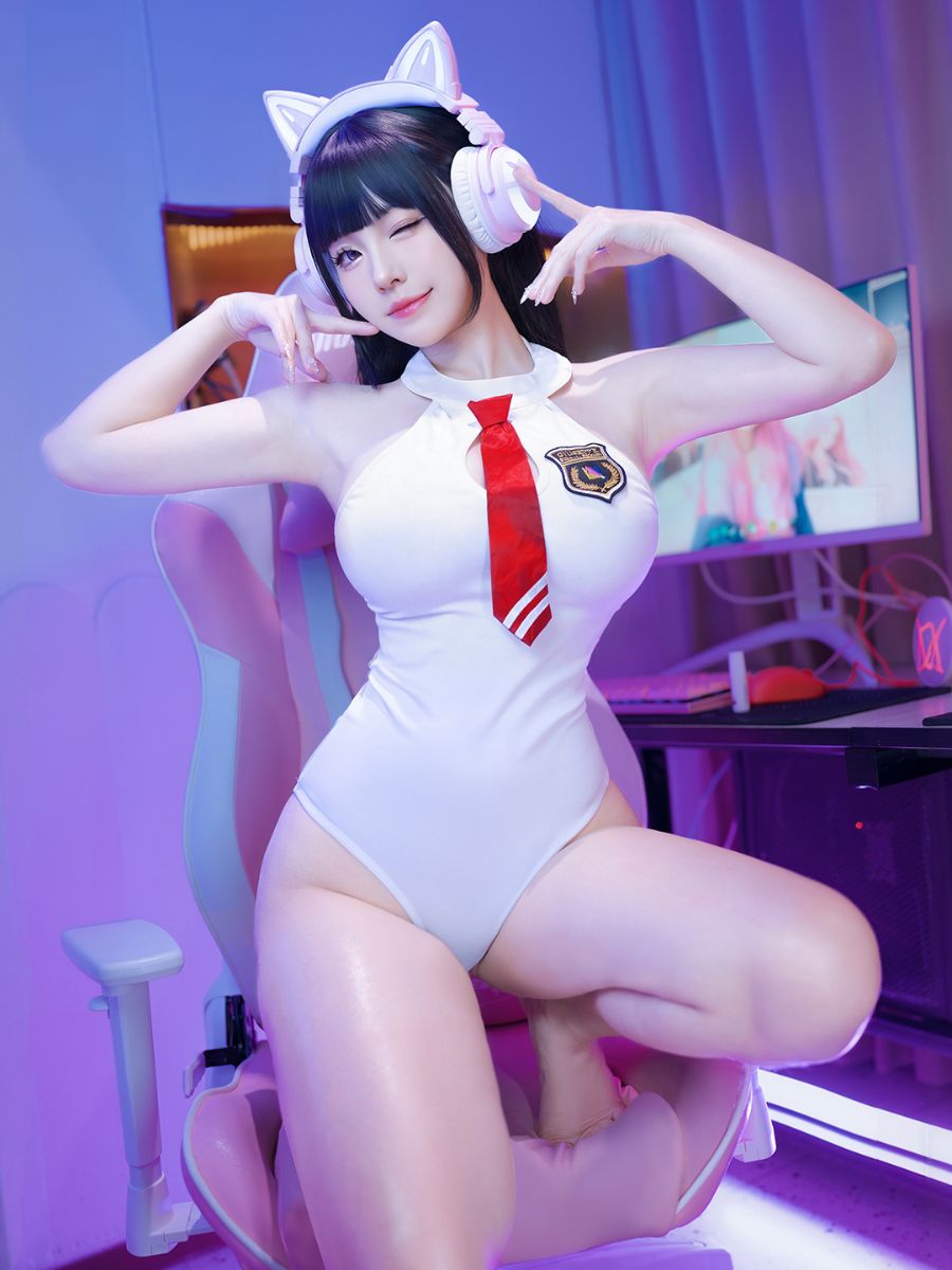 Anime School Girl Cosplay Costume Sexy Schoolgirl Bodysuit Lingerie and Suspender Skirt Set