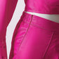 Adult Barbiecore Cowgirl Outfit Margot Robbie Pink Long Sleeve Western Costume Halloween Carnival Suit