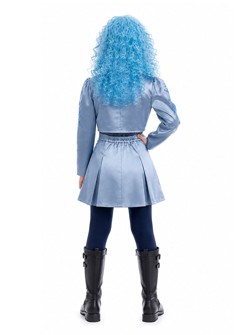 Descendants 5 Chloe Costume Descendants Wicked Wonderland Princess Blue Cosplay Outfit