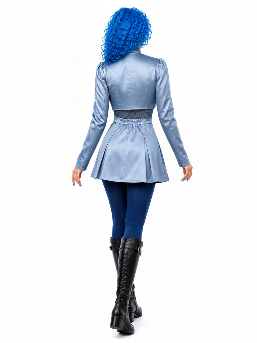 Descendants 5 Chloe Costume Descendants Wicked Wonderland Princess Blue Cosplay Outfit