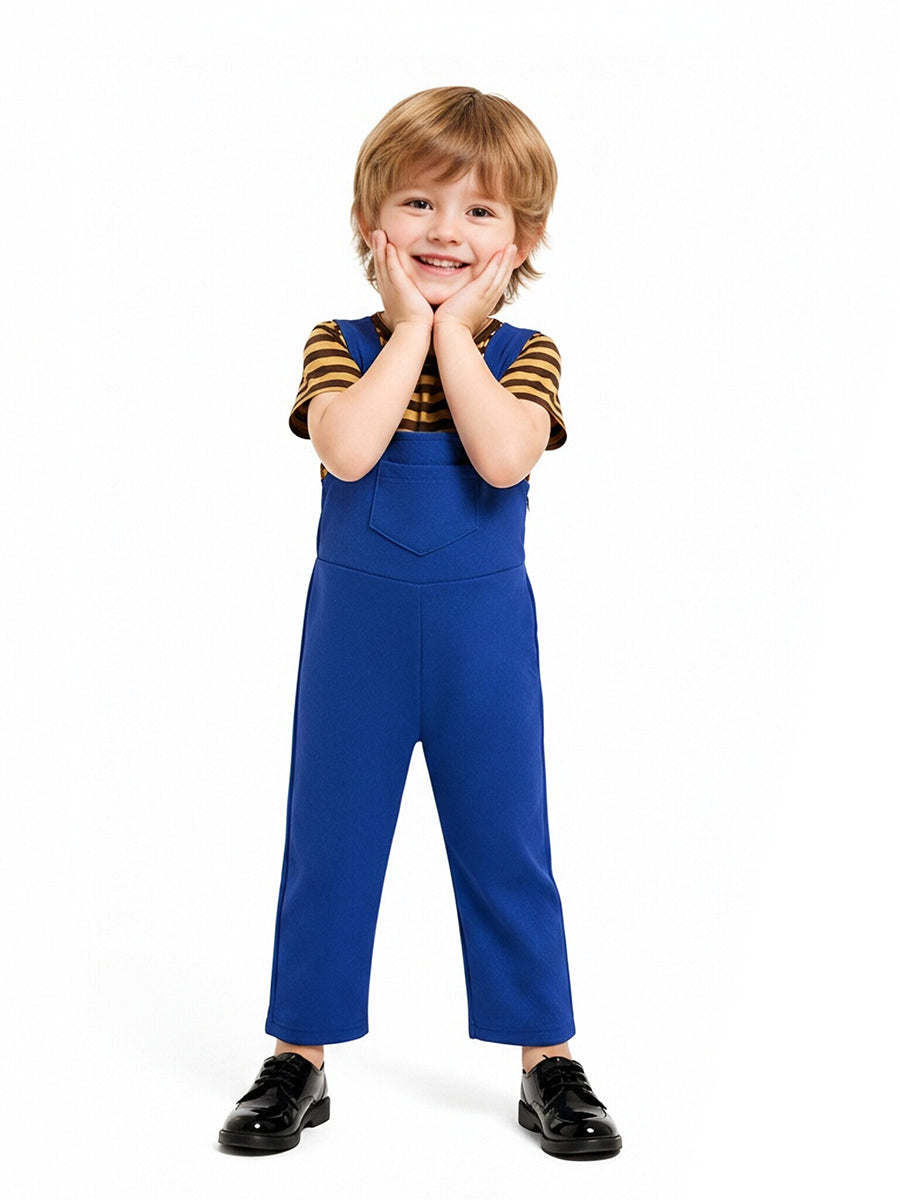 Kids Minions Costume Animated Minions and Monster Overalls and Yellow Tee 