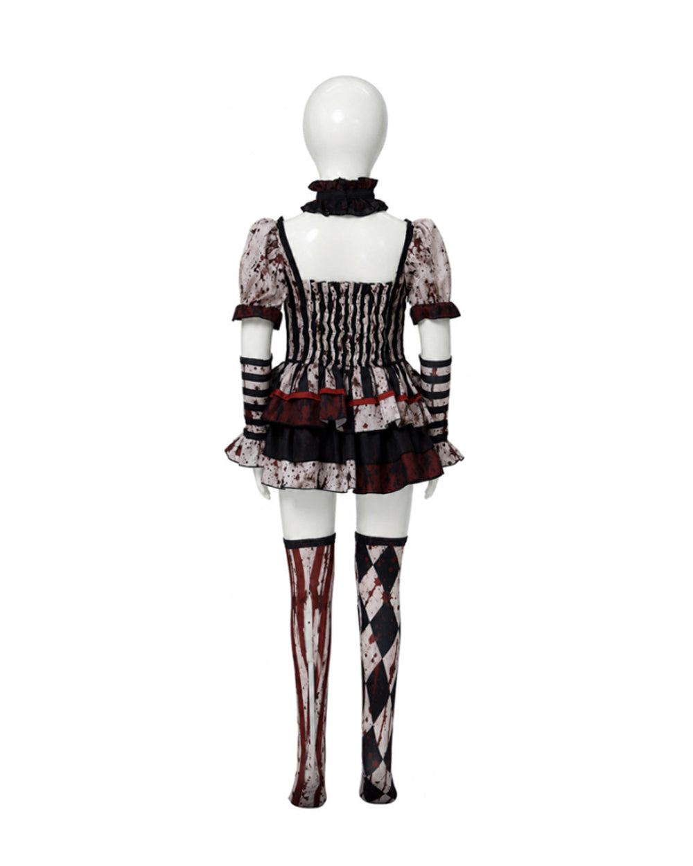 Inspired Terrifier Art the Clown Costume for Women and Girls Circus Doll Dress Set